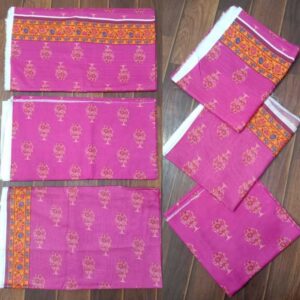 3PCS Bana Dora Digital Printed Pink